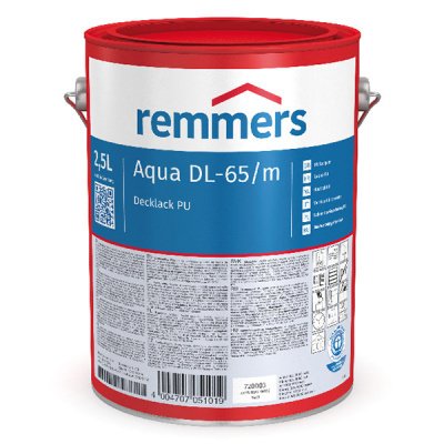 Краска водная для окон,дверей и др. деревянных поверхностей Aqua -65 (9016) 2.5л