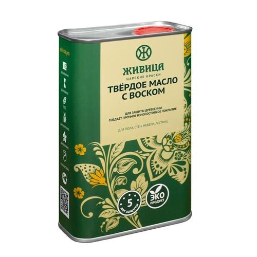 Твердое масло с воском Живица 0,4 л