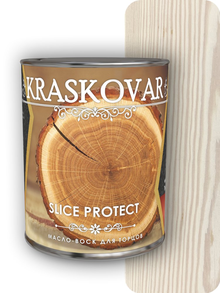 Масло для защиты торцов Kraskovar Slice Protect бесцветный 0,75 л