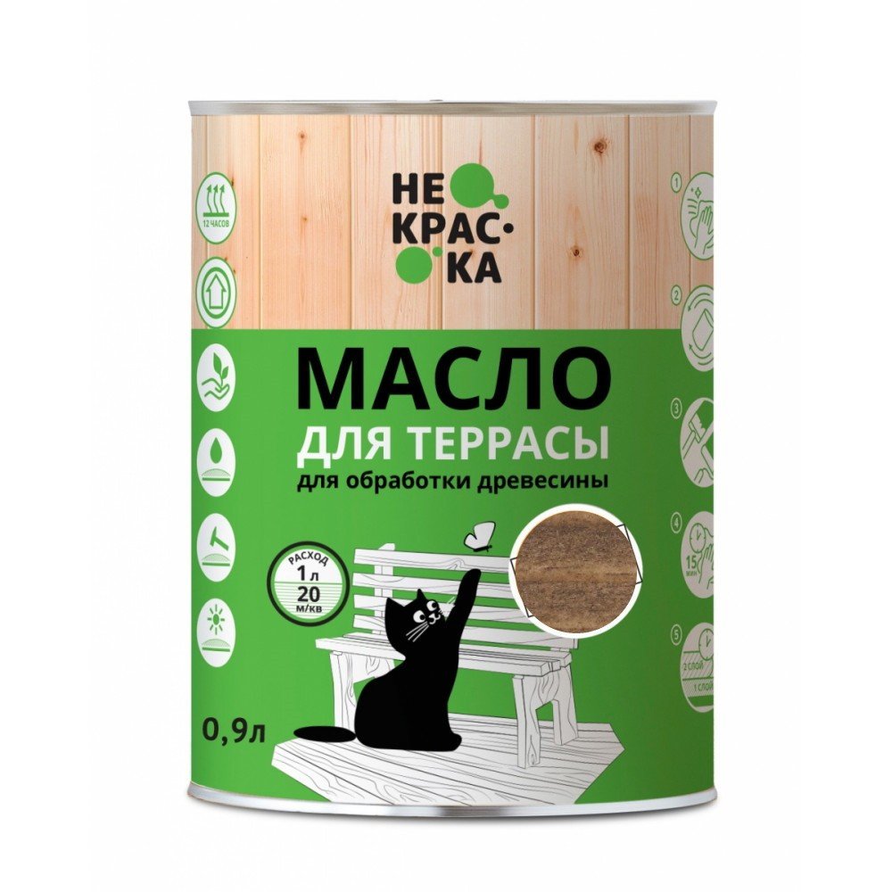 Масло для террас ДУБ "Не краска"  НК 74  0,9л
