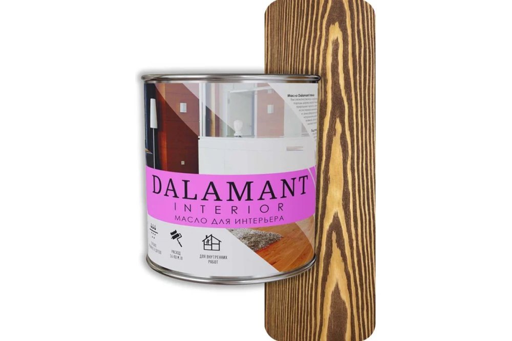 Масло для интерьера Dalamant Interior Орех Гварнери 2л.